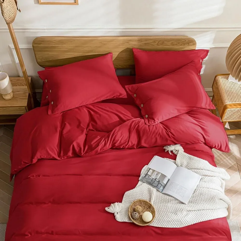 JELLYMONI Bedding Duvet Cover Full Size  3 Pieces Full 80